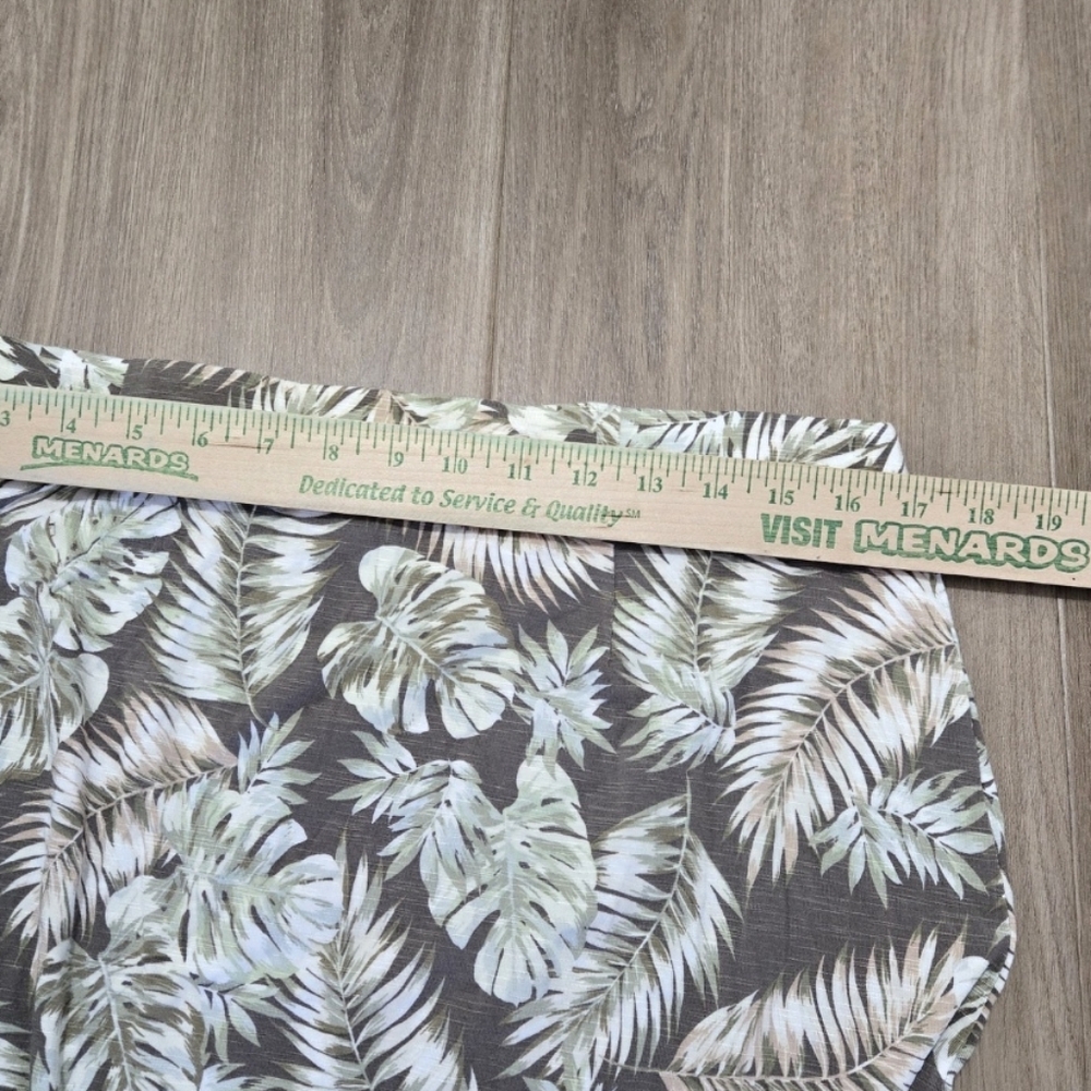 J. Jill Women's Printed A Line Knit Maxi Skirt Cheerful Palms Size Medium - Picture 4 of 6